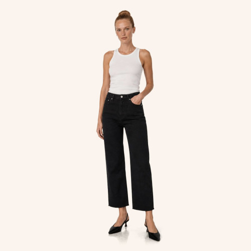 Abigale High Waist Crop Jeans