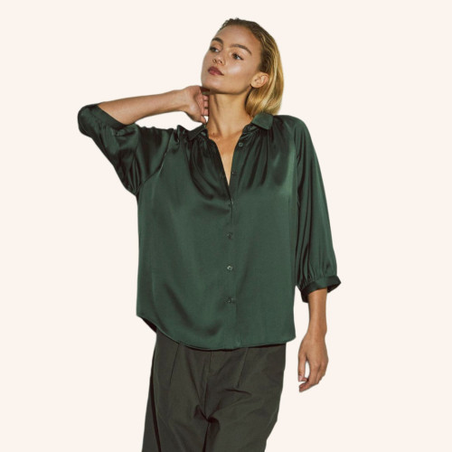 Dagmar Satin Blouse