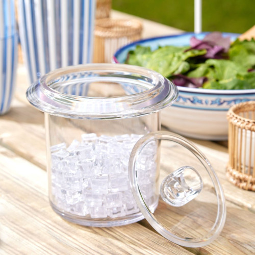 plastic ice bucket, designed and made in italy