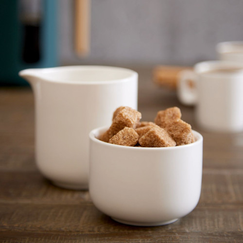 porcelain creamer jug and sugar bowl set