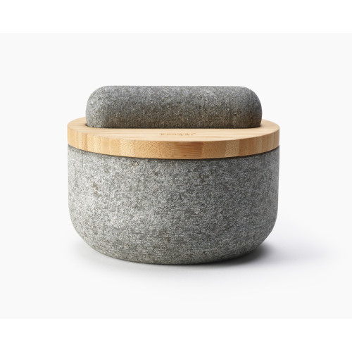 Dash Pestle & Mortar With Bamboo Lid- Cutout
