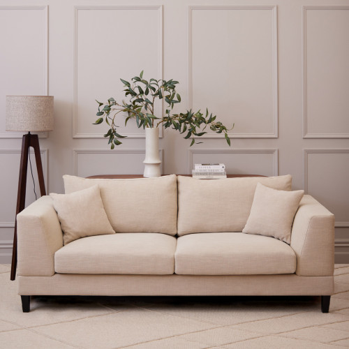 smyth 3-seater sofa in beige