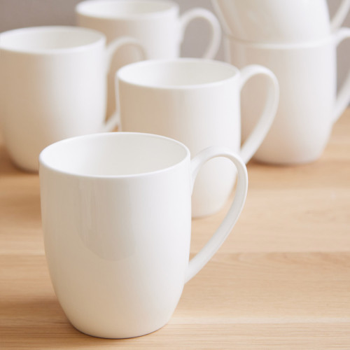 lumina fine bone china mug in a set of 6 