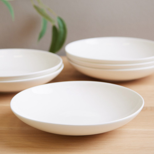 Lumina Fine Bone China Soup Plate in a set of 6