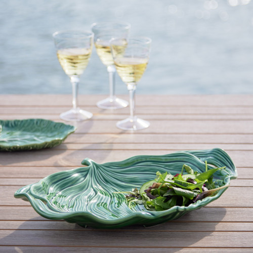 large leaf folhas platter