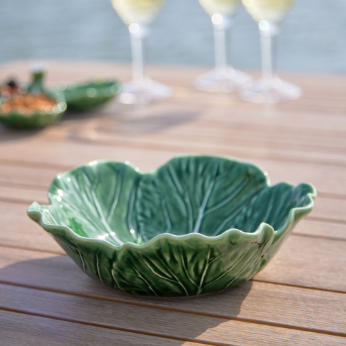 earthenware cabbage 22cm serving bowl
