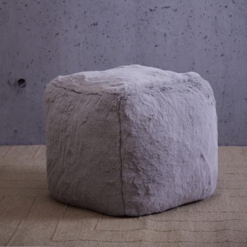 Lomfy Grey Pouf