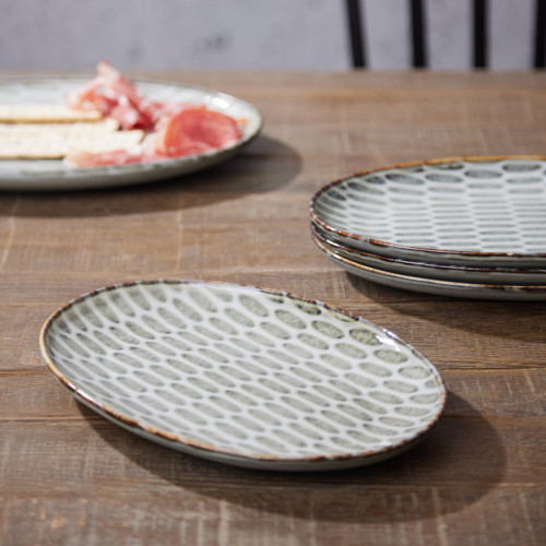 Mara Oval Plate - Set Of 4 