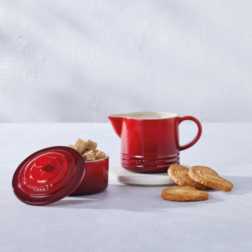 Le Creuset Milk And Sugar Set - Cerise