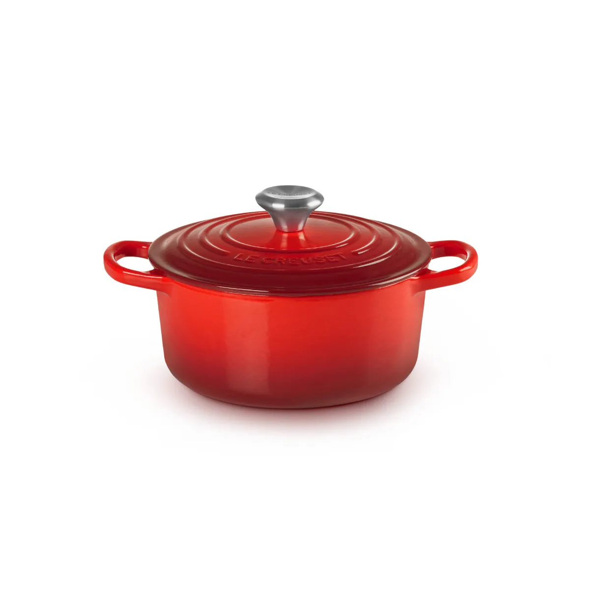Le Creuset Round Casserole 24cm - Cerise | Meadows & Byrne
