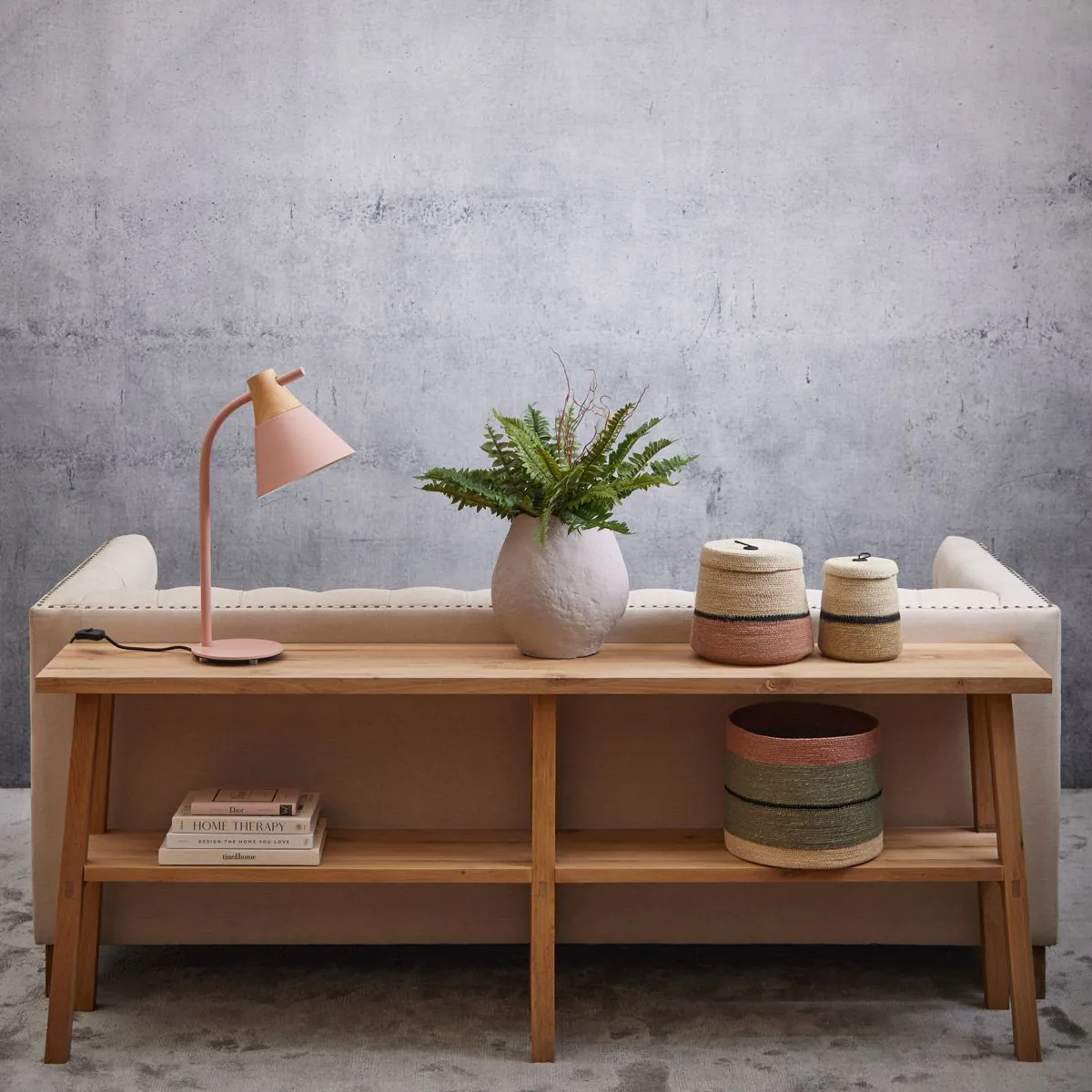Anderson Double Oak Console Table | Meadows & Byrne