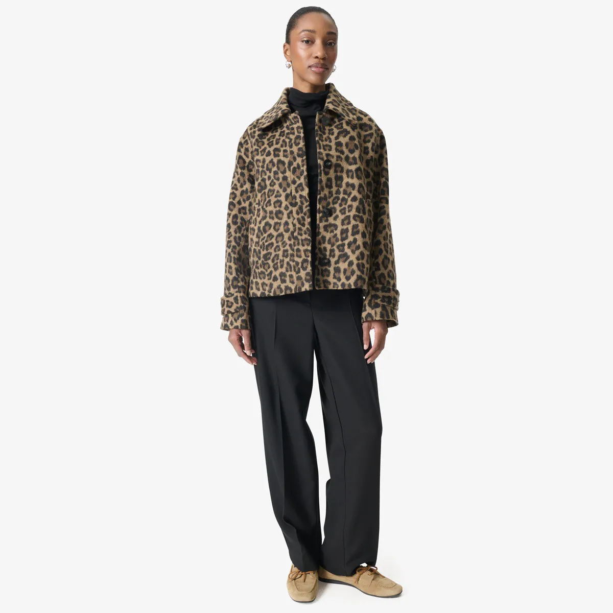Leony Leoprard Print Jacket | Meadows & Byrne