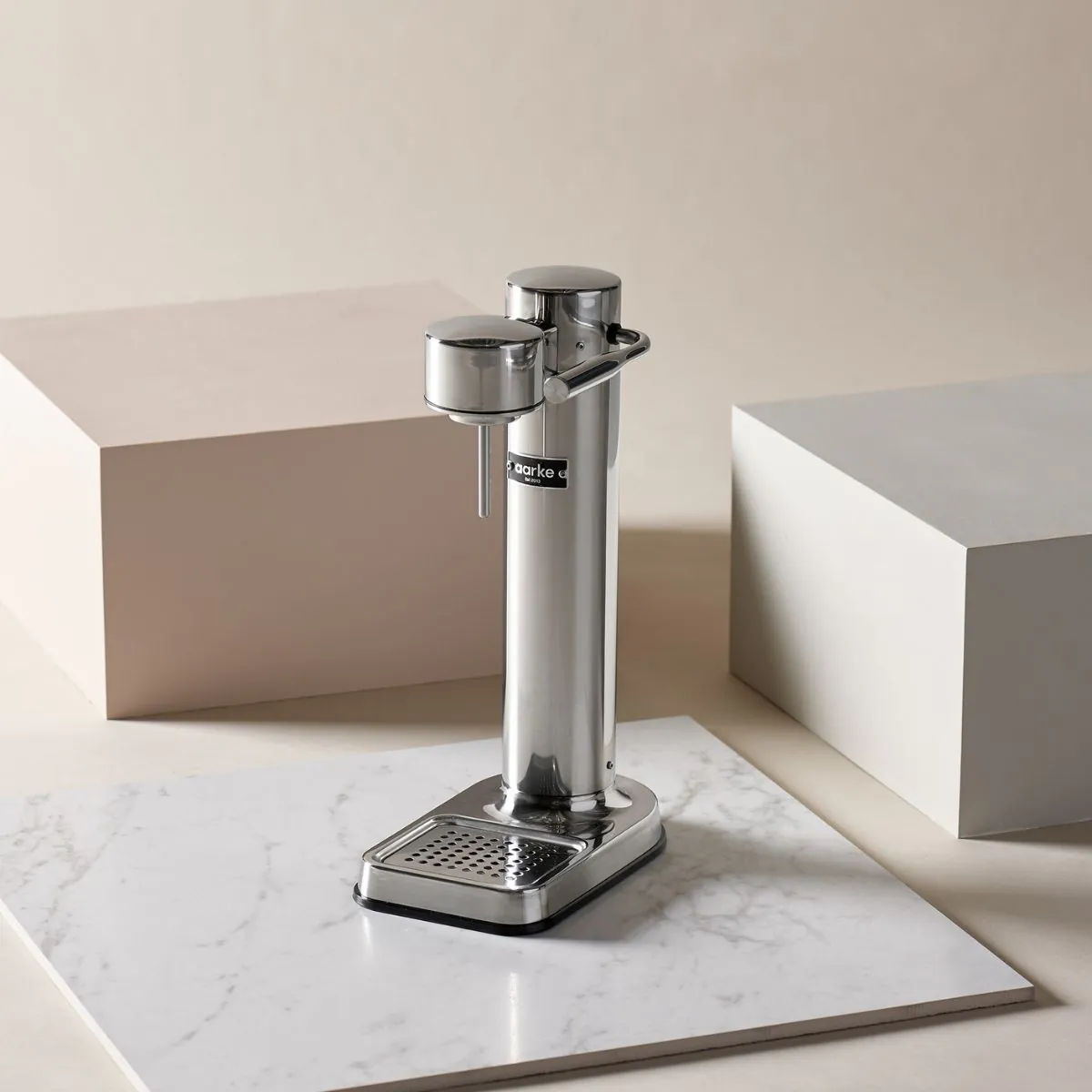 Aarke Carbonator 3 Polished Steel | Meadows & Byrne