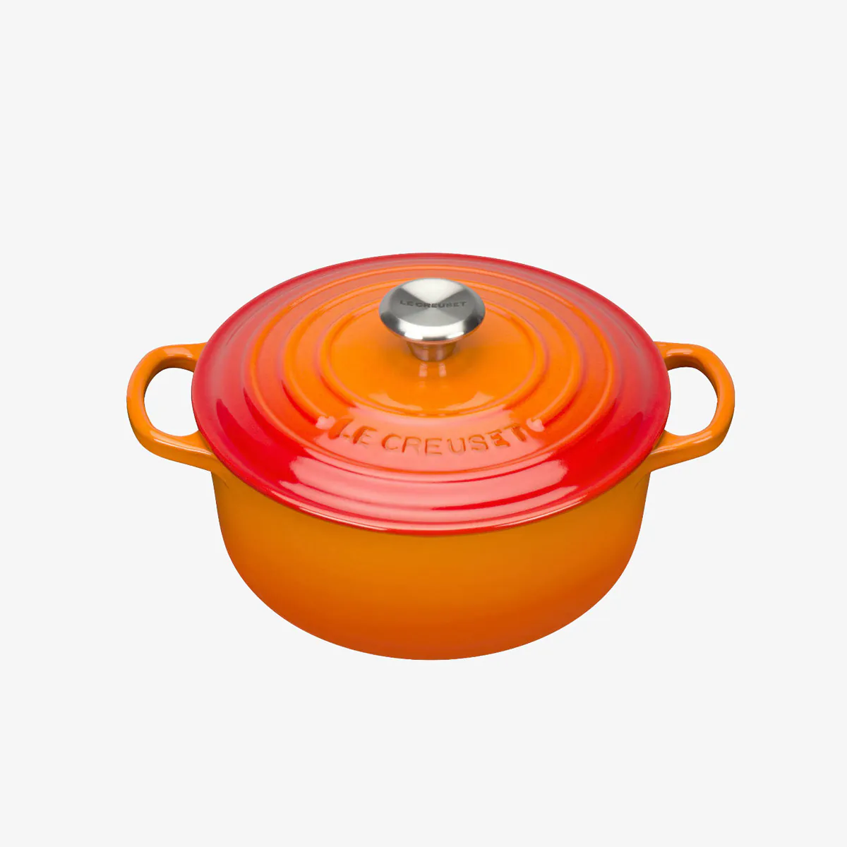 調理器具 LE CREUSET Round Casserole 24cm Le Creuset Round Casserole 24Cm - Volcanic | Meadows & Byrne