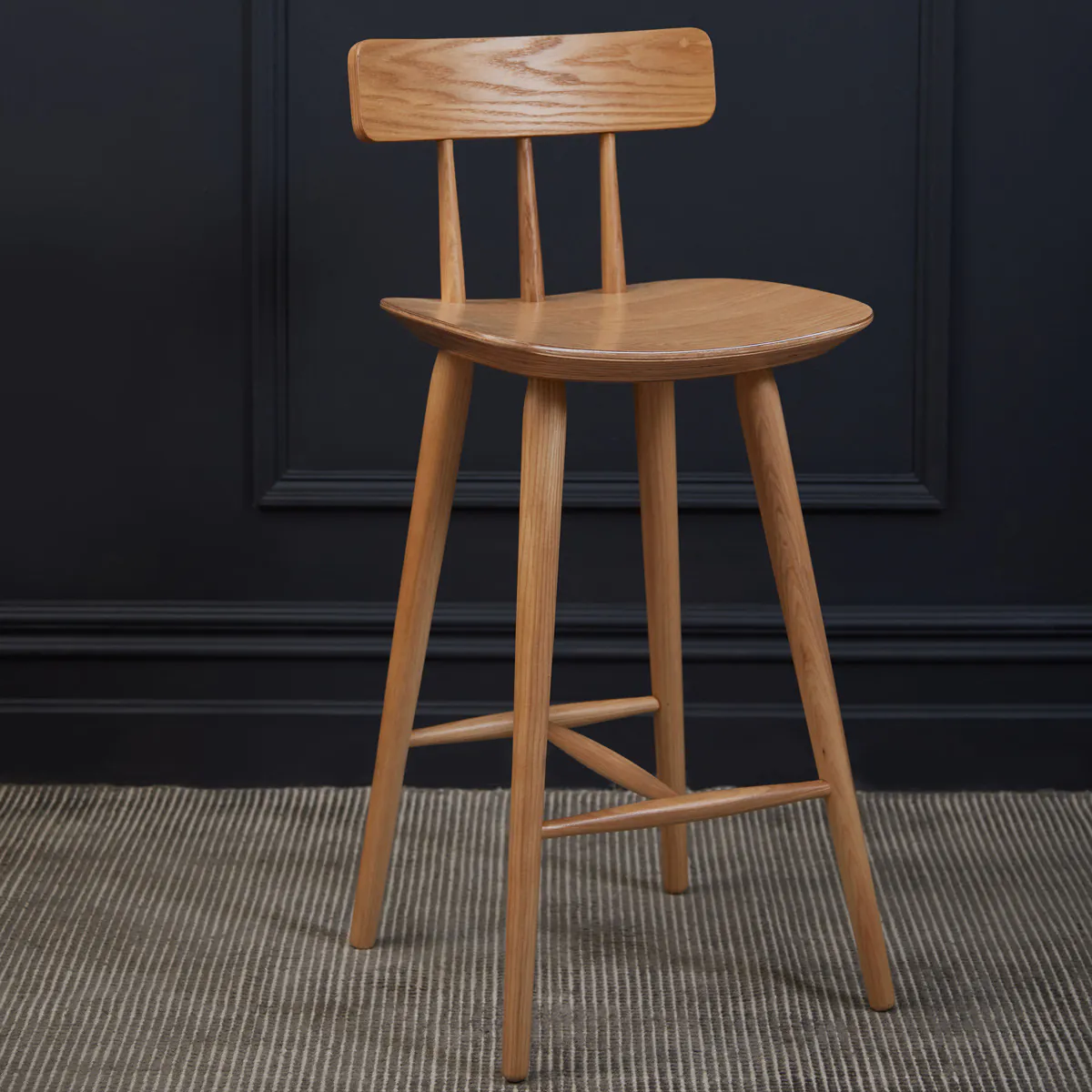 Hepburn Natural Ash Counter Stool | Meadows & Byrne