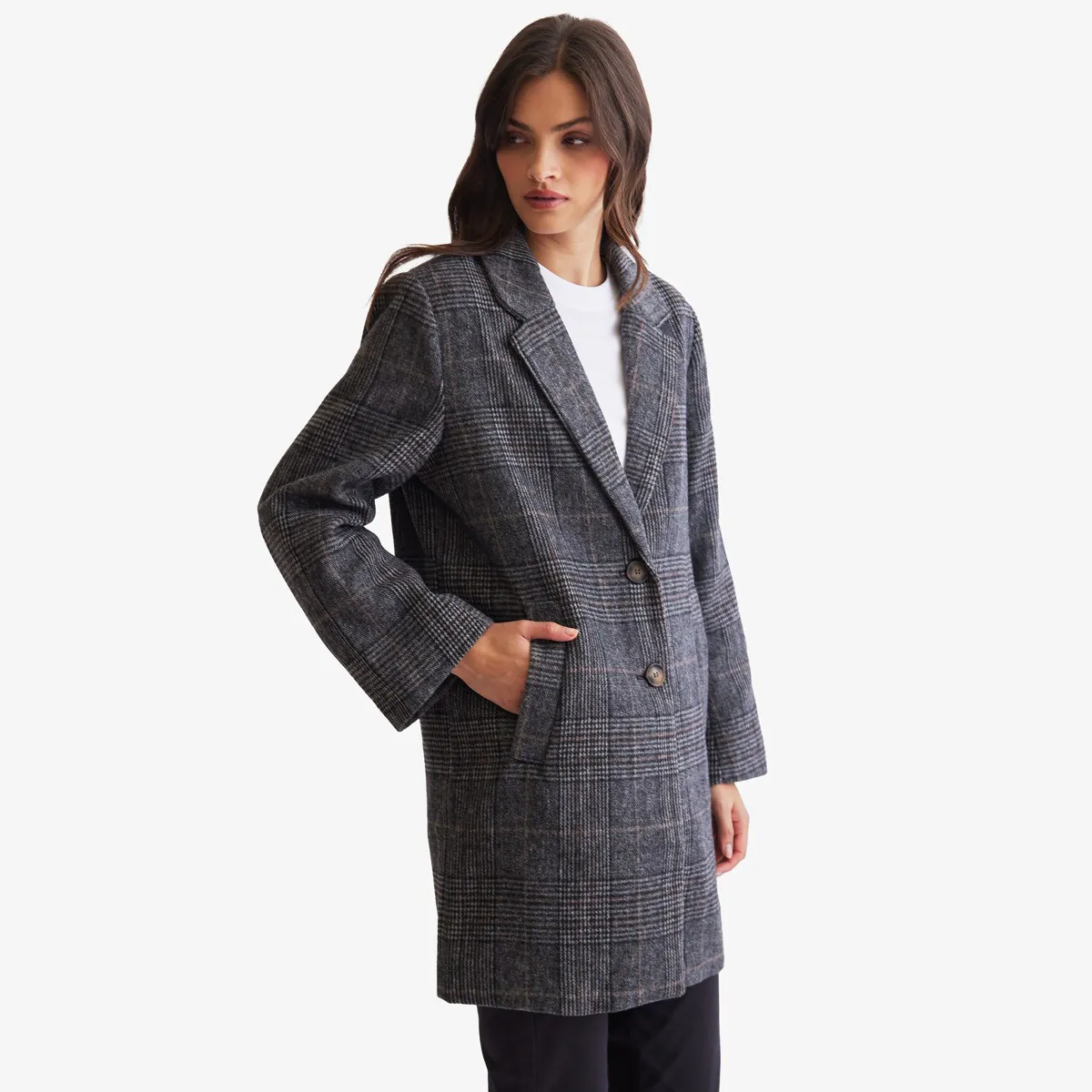 Avivian Check Jacket | Meadows & Byrne