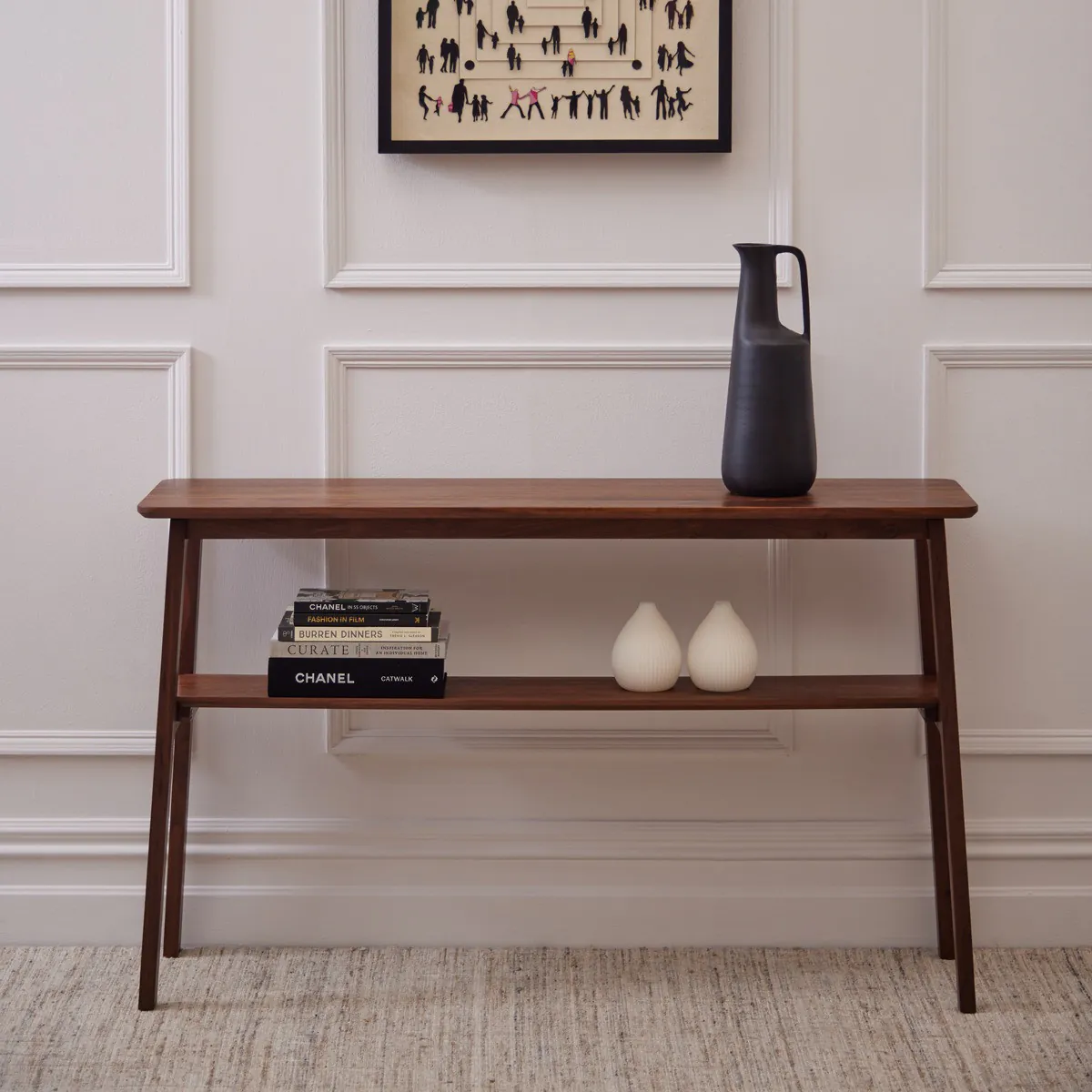 Bari Walnut Console Table | Meadows & Byrne