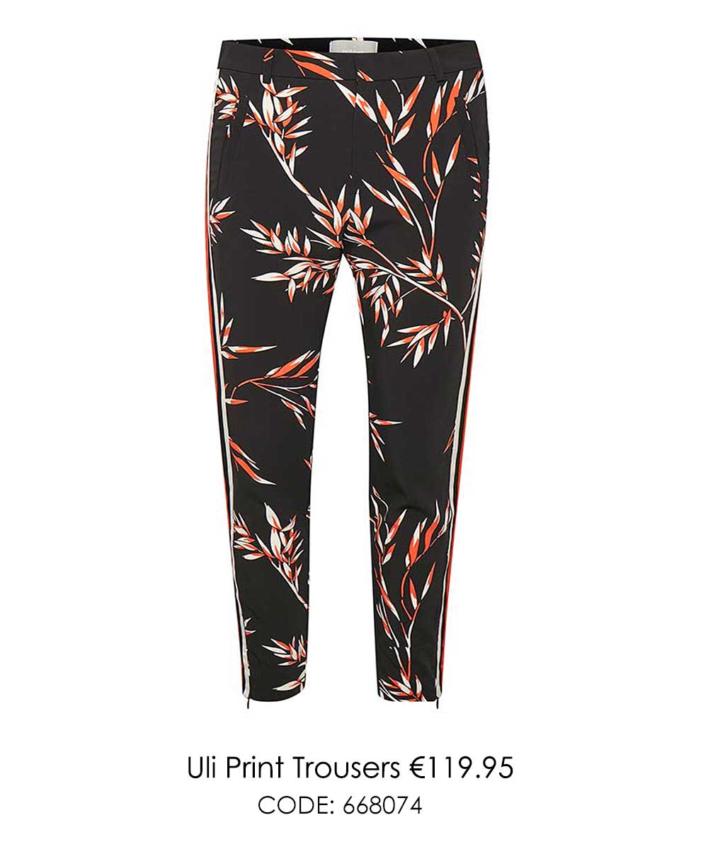 INWEAR PRINT TROUSERS